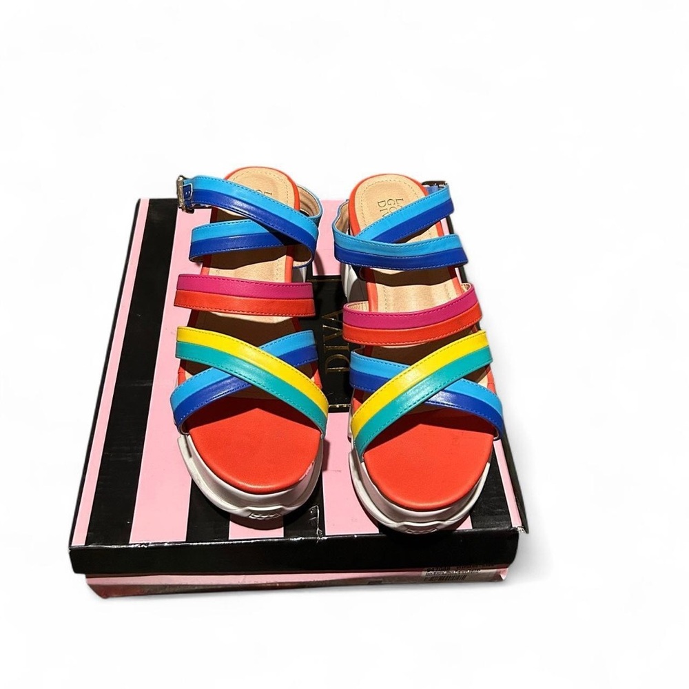 Dolls Kill Multicolor Strappy Platform Sandals - image 2